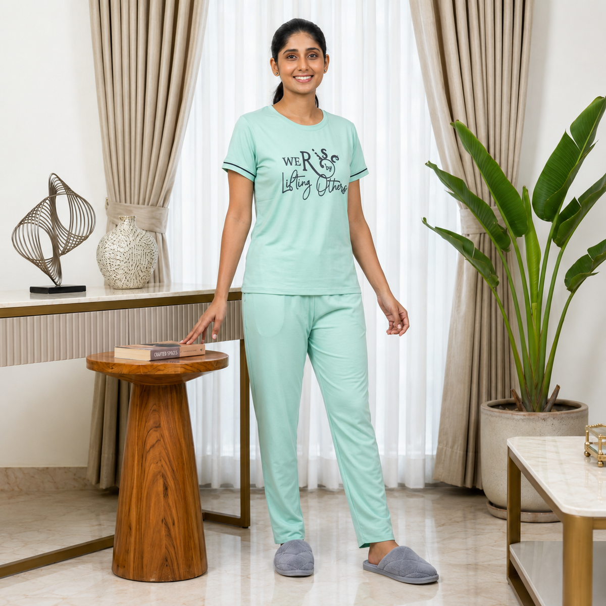 Women's Tencel Lycra Loungewear Set