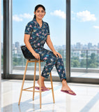 Women's Collar Pyjama Set